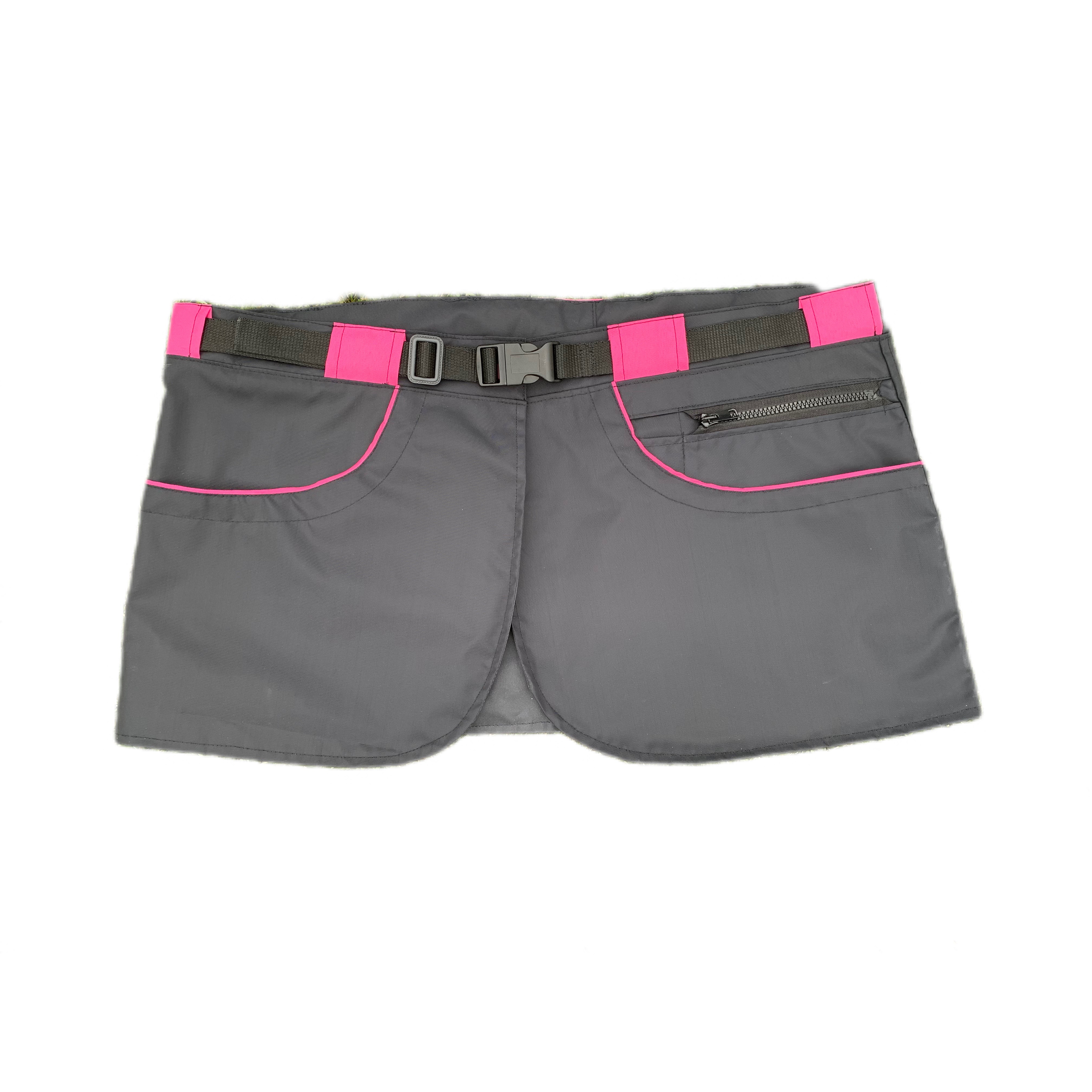 Výcvikový kilt s funkční kapsou černá/růžová
